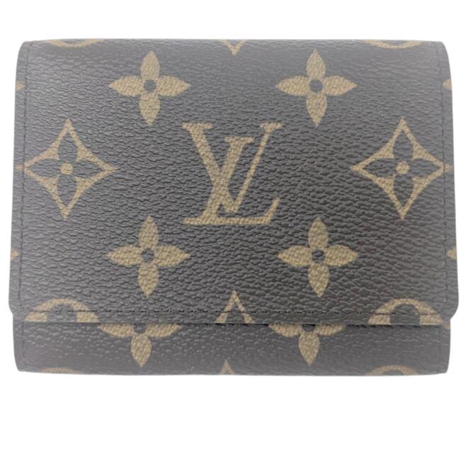 【中古】LOUIS VUITTON ルイヴィトン モノグラム アンヴェロップ カルト ドゥ ヴィジット M62920 モノ..