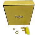 【中古】FENDI フェンディ ABCLICK エイビークリック F イニシャルチャーム ペンダントトップ ゴールド系 イエロー系 アクセサリー 小物 レディー...