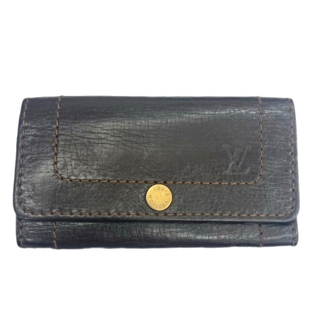【中古】LOUIS VUITTON ルイヴィトン ミュルティクレ6 ユタ 6連キーケース M95539 イニシャル入り　メ..