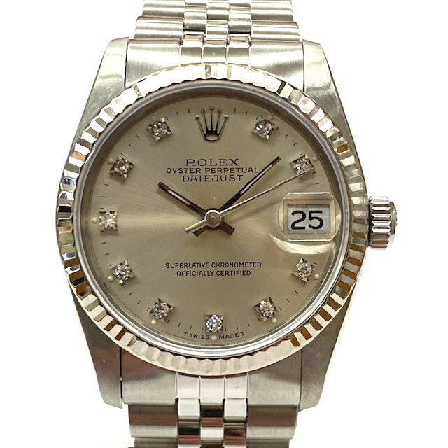 【中古】ROLEX ロレックス デイトジャスト ボーイズサイズ 68274G N番 10PD SS 自動巻き【ブランドギャラリー駒川店】