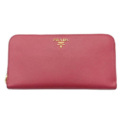 【中古】PRADA プラダ ラウンドファスナー 長財布 ピンク レザー ジップアラウンド長財布 レディース【ブランドギャラリー駒川店】 【中古】PRADA プラダ ラウンドファスナー 長財布 ピンク レザー ジップアラウンド長財布 レディース【ブランドギャラリー駒川店】