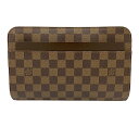 【中古】LOUIS VUITTON ルイヴィトン サンルイ ダミエ N51993 FL1016 ブラウン セカンドバッグ メンズ レディース【ブランドギャラリー...