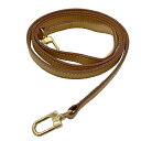 【中古】LOUIS VUITTON ルイ ヴィトン ショルダーストラップ ヌメ革 レザー ベージュ ゴールド金具 ストラップ メンズ レディース【ブランドギャラ...