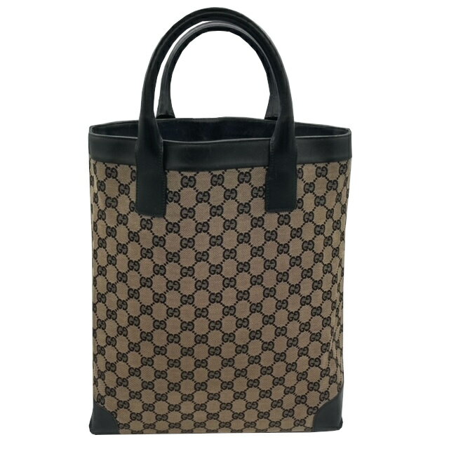 GUCCI　グッチ　トートバッグ　キャンバス　GG　GGキャンバス　ベージュ　グレー　ブラック　002　1121　メンズ　レディース　バッグ　ハンドバッグ