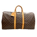 【中古】LOUIS VUITTON ルイ ヴィトン モノグラム キーポルバンドリエール55 ボストン バッグ M41414 SP1901 メンズ レディース ショルダーストラップ欠品 鍵欠品【ブランドギャラリー千林店】