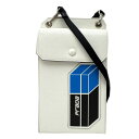 【中古】PRADA プラダ ショルダーポーチ スマホケース レザー ホワイト 2ZH068【ブランドギャラリー心斎橋店】
