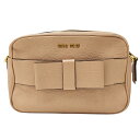 【中古】ミュウミュウ MIU MIU 2way ショルダーバッグ リボン ピンク レザー レディース【ブランドギャラリー心斎橋店】