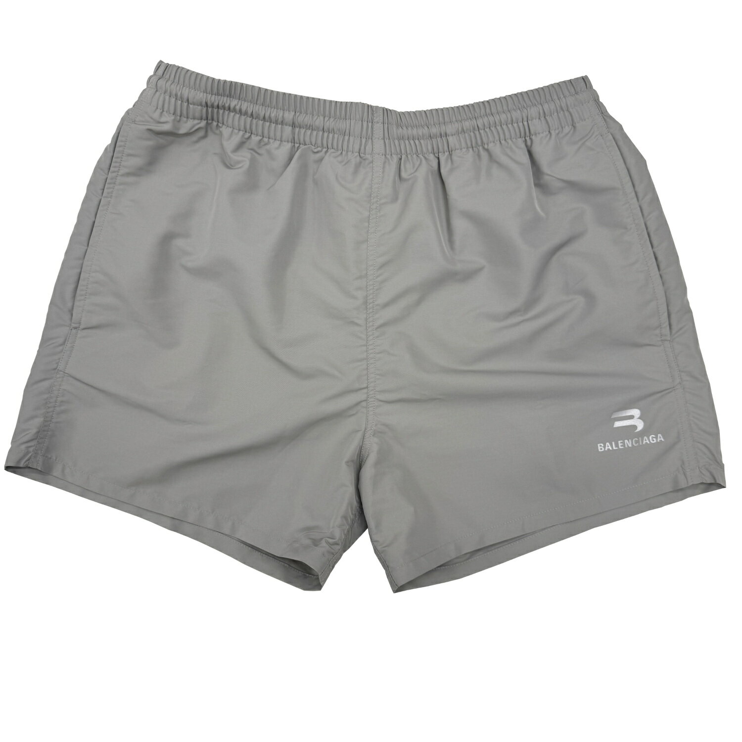 【未使用品】BALENCIAGA バレンシアガ sporty swimshorts 698319 4C3B9 ハーフパンツ ショートパンツ Sサイズ グレー 未使用【ブランドギャラリー心斎橋店】