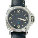 【中古】PANERAI パネライ PAM00634 ルミノール ベース ロゴ アッチャイオ パネリシティ限定 500本特別限定モデル メンズ 腕時計 自動巻き オートマチック【ブランドギャラリー心斎橋店】