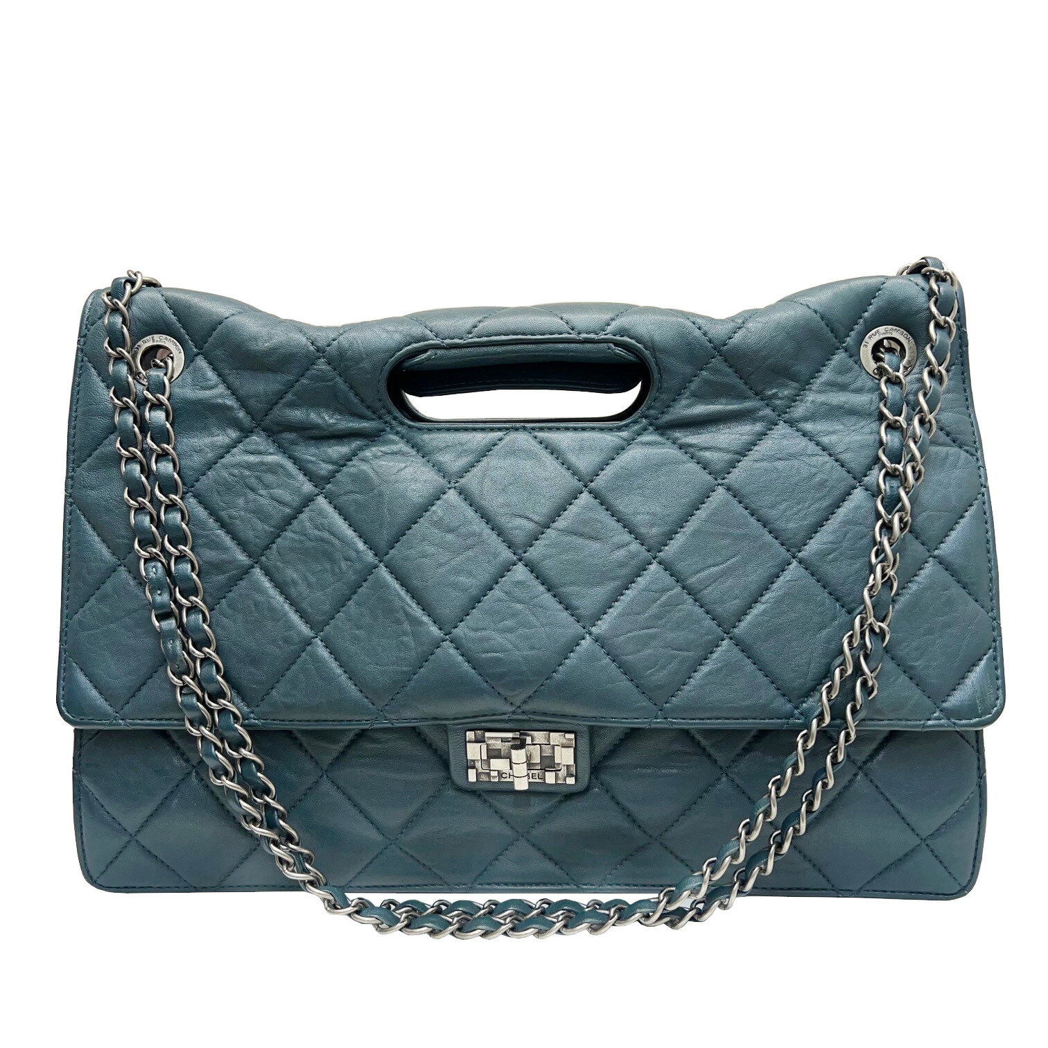 楽天市場】CHANEL 2.55(カラーシルバー)(レディースバッグ 楽天市場】CHANEL 2.55(カラーシルバー)(レディースバッグ
