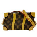【中古】ルイ ヴィトン LOUIS VUITTON ソフトトランク M81580 RFID ICチップ ディス イズ ノット モノグラム レザー ショルダーバッ...