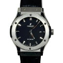【中古】最終値下☆SALE☆HUBLOT ウブロ クラシックフュージョン 542.NX.1171.LR チタニウム 黒文字盤 腕時計 自動巻き 42MM メンズ...
