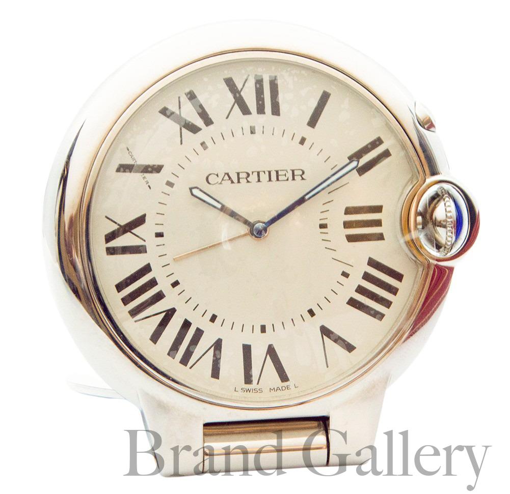 【新品同様】Cartier　カルティエバロンブルー　置き時計　懐中時計　外箱　内箱 W01000077【ブランドギャラリー東心斎橋店】