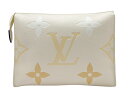 【中古】LOUIS VUITTON ルイヴィトン モノグラムアンプラント バイザプール ポッシュトワレ26 ベージュ アイボリー M80504 ポーチ クラッチ...