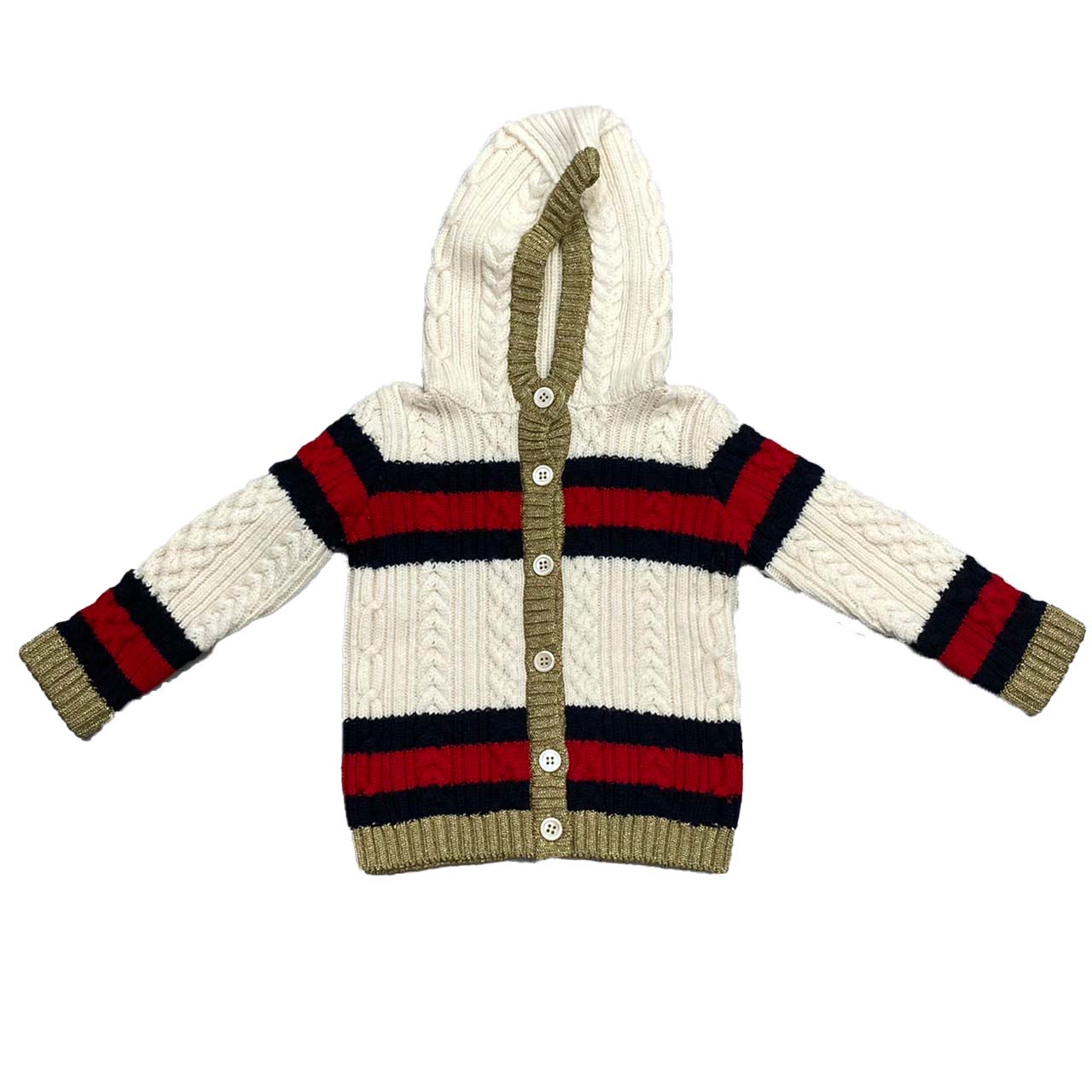 【中古】GUCCI グッチ ベビー カーディガン サイズ9/12m ニット キッズ 子供服 男の子 女の子【ブランドギャラリー東心斎橋店】