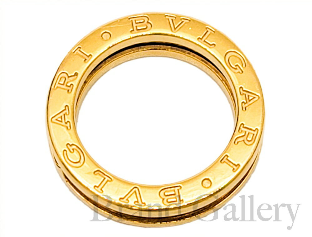 【中古】BVLGARI ブルガリ 750YG #47 ビーゼロワン ワンバンド ダイヤモンド レディース リング　指輪 750イエローゴールド 7号　ビー・ゼロワン リング 1バンドリングパヴェダイヤモンド　エタニティ【ブランドギャラリー東心斎橋店】