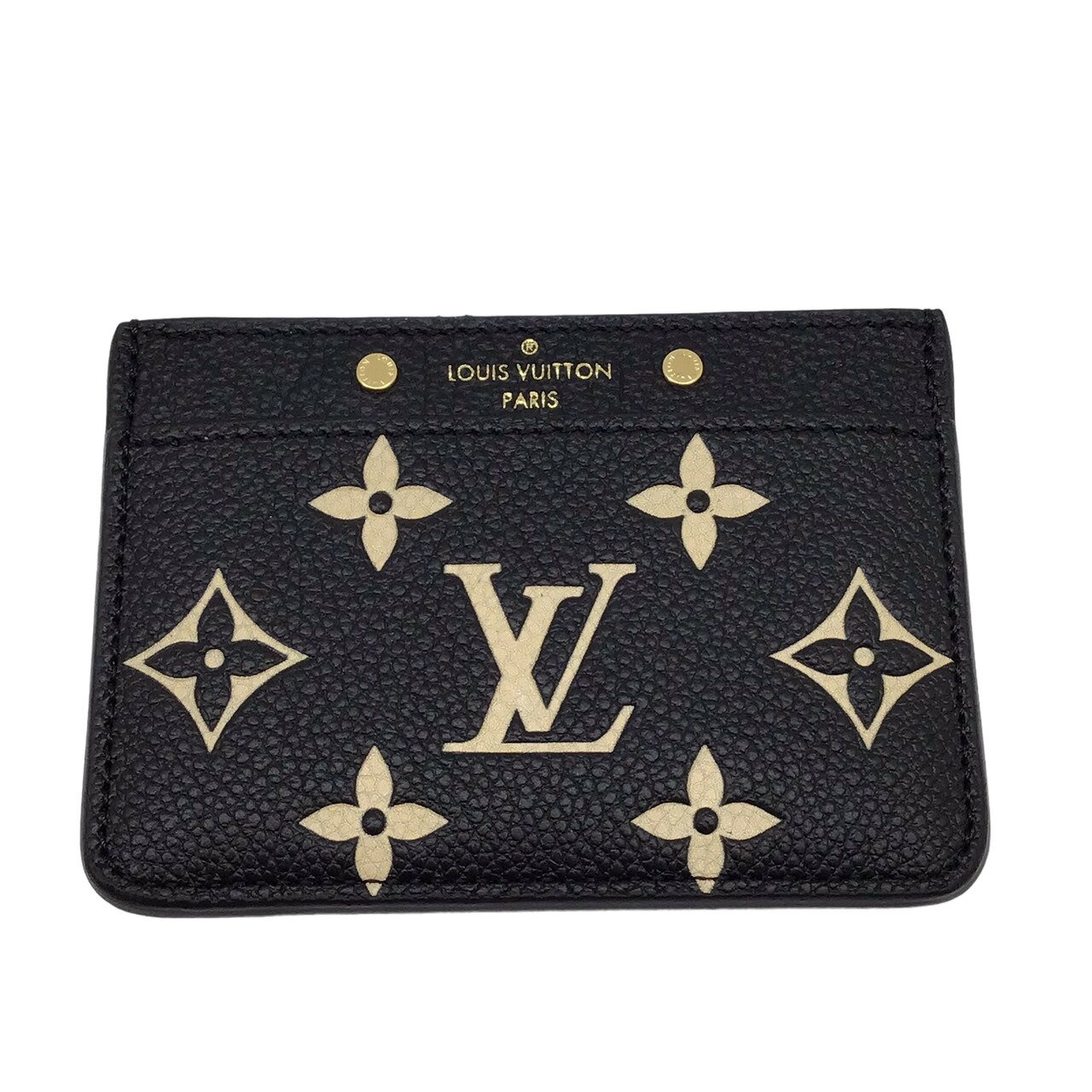 【未使用品】LOUIS VUITTON　ルイ ヴィトン　モノグラムアンプラント　カードケース　 ポルト カルト・サーンプル　M81022　ブラック　ベージュ　RFID　小物　プレゼント　贈り物　ギフト　レディース　メンズ　ユニセックス【ブランドギャラリー東心斎橋店】