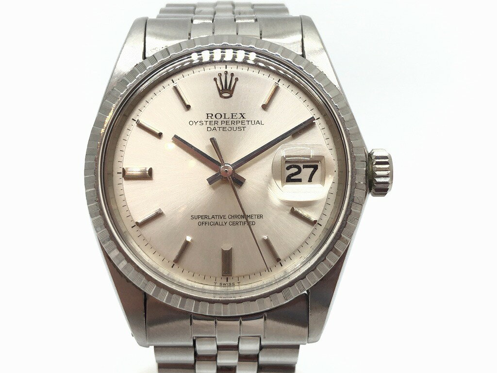 【中古】ROLEX　ロレックスデイトジャスト　1603　シルバーアンティーク【ブランドギャラリー東心斎橋店】