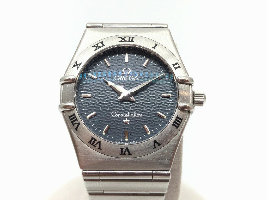 【中古】OMEGA　オメガコンステレーション　1562.40 レディース　クォーツ ネイビー文字盤 SS 【ブランドギャラリー東心斎橋店】