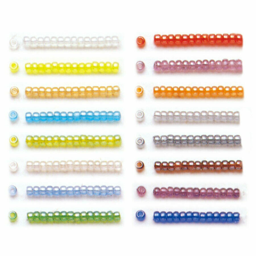 TOHO シードビーズ 糸通し 丸大ビーズ 1m入りNo.101〜No.116