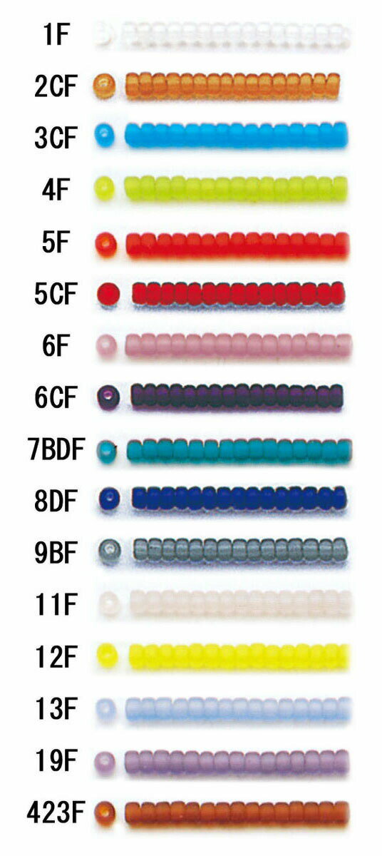 TOHO「丸大」ビーズ【100g】｛色1F〜423F｝