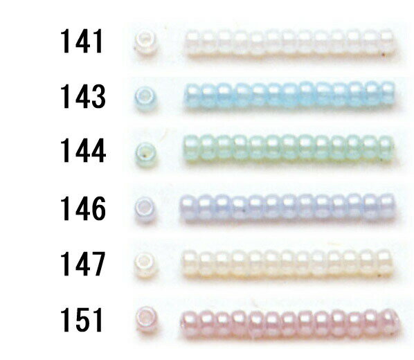 TOHO「丸小」ビーズ【7g】｛色141〜151}