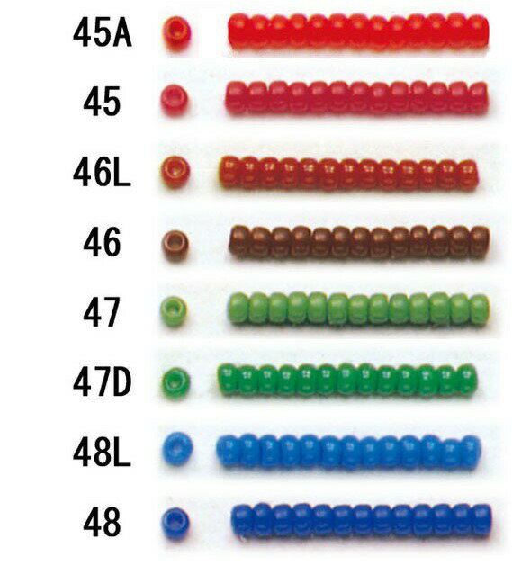 TOHO「丸小」ビーズギョク｛色45A〜48｝