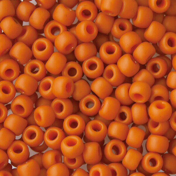 TOHO「丸大」ビーズ 【7g】セミグレーズド {色2611F オレンジ}