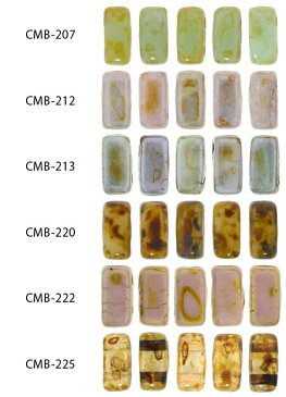 TOHO チェコメイト ブリック 3×6mm CMB-207〜CMB-225