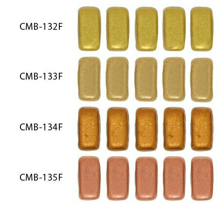 TOHO チェコメイト ブリック 3×6mm ツヤ消し CMB-132F〜CMB-135F