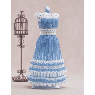 TOHO ホワイトフリルのティアードスカートドレス キット 2-102