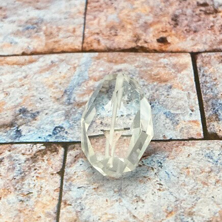 天然石ビーズ 水晶1個入