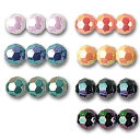 TOHO プラビーズ 〔カット 4mm〕 ギョクオーロラカラー【100個入】