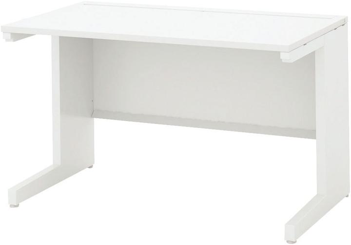 商品画像についてのご注意 こちらのページで使用している商品画像は、サイズ違いの幅1200×奥行700×高さ720mmのものを参考画像として使用しています。そのため、実際の商品とはサイズが異なりますのでご注意ください。特長UCHIDA（ウチダ） デスク SCAENA（スカエナ）は、豊富なサイズバリエーションと多彩な機種をラインナップしたデスクシステムです。ベースカラーのホワイト色と角をシャープにしたフラットなデザインは、明るくすっきりとしたワークスペースを演出します。 こちらの商品は、平デスク・引出し無し、Kタイプ（ケースウェイタイプ）、幅1000×奥行700×高さ720mmタイプです。カラーは本体がオフホワイト、天板は4色から選べます。K type（ケースウェイタイプ）机上面にケースウェイを標準装備し、配線の美しさ・効率を追求したタイプです。 開いた状態をキープできるので、配線作業がスムーズに行えます。有効開口寸法56mmです。 大型の奥行100mmのケースウェイカバー。ケースウェイカバー前部には、コードを通したときにすき間ができにくい軟質樹脂のソフトエッジ（幅20mm）を採用しています。 片手で簡単に開閉できます。 ケースウェイカバーは、取り外すことも可能。 フロントパネル上部には30mmの軟質樹脂カバー付で、対向配線が可能。 着脱式のコード受け（コードクリップ付）を標準装備。 コード受けには、オプションでワイヤリングガイドを取付可能。 ワゴンとデスク高の関係デスク高720mmの採用により、足元収納の多用なニーズに対応。浅型センター引出しと、A4-3段・H650タイプのワゴンの使用が可能です。 引出し無し+ワゴンH680 浅型引出し+ワゴンH650 深型引出し+ワゴンH606 ワゴンは「ウチダ ワゴン ST」シリーズからお選びください。カラー本体 オフホワイト 天板 ピュアホワイト ライトファインウッド ナチュラルファインウッド ダークファインウッド サイズ 外形寸法：W1000×D700×H720mm仕様 品名 平SKL107 注文番号 5-110-316□ ※□は天板カラーの番号 天板 スチール 表面材 メラミン化粧板 天板厚 25mm 脚・幕板 スチール 備考 コード受け2個付 センター引出しの後付が可能です。 グリーン購入法適合商品 メーカー UCHIDA（ウチダ） 株式会社内田洋行 送料・配送方法