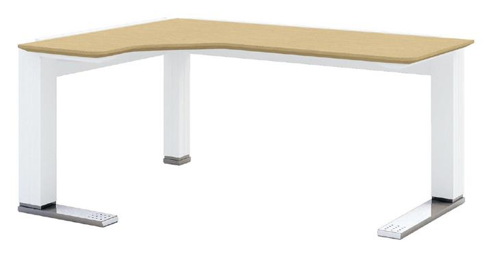 樂天商城 - プラス Lデスク XL-XN1612WP-L 【左用】【天板シャープエッジ、ポリッシュ脚タイプ】【幅1600×奥行1200×高さ720mm】【天板/脚カラー：4種類】