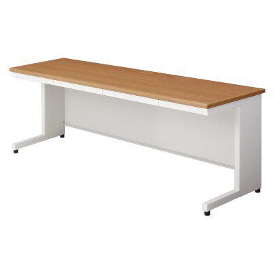 プラス 平机 L字脚（引出し付） LE-186H 【幅1800×奥行600×高さ700mm】【カラー：4種類】