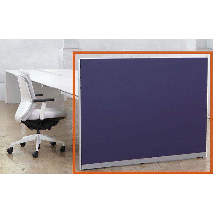 ウチダ デスクエンドパネル クロスタイプ 5-155-842 【両面用】【幅1200×奥行30×高さ1170mm】【カラー：5色】