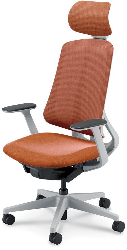 ウチダ 事務用チェア RA-410WWTA PA 【エクストラハイバック】【T型肘】【ランバーサポートなし】【ホワイトフレーム】【樹脂脚ホワイト】【張地カラー：8色】