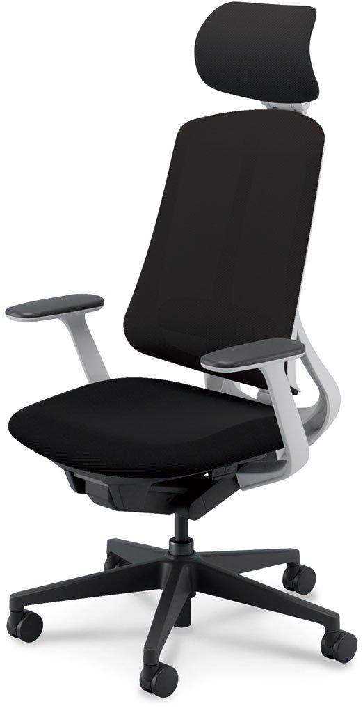 樂天商城 - ウチダ 事務用チェア RA-410WBTA PAL 【エクストラハイバック】【T型肘】【ランバーサポート付】【ホワイトフレーム】【樹脂脚ブラック】【張地カラー：8色】