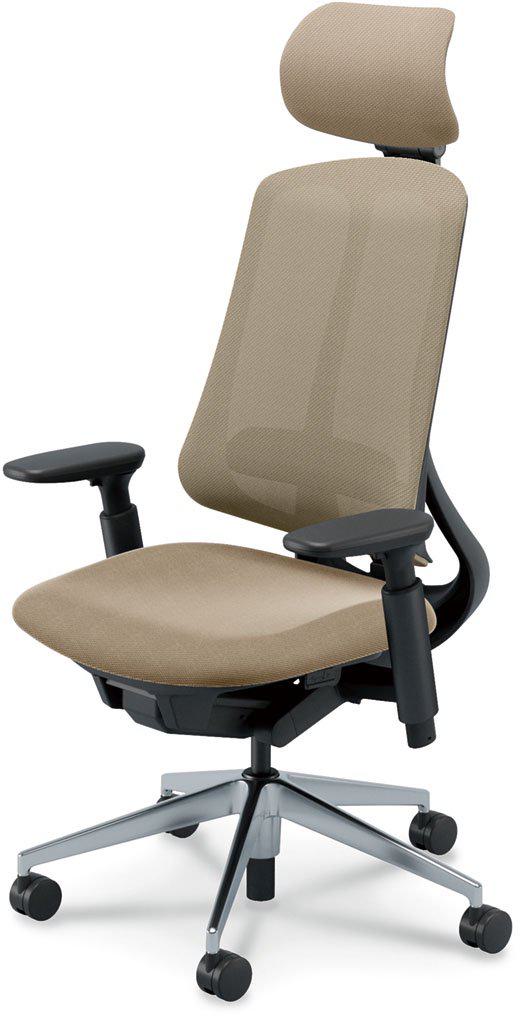 樂天商城 - ウチダ 事務用チェア RA-430BPAA PAL 【エクストラハイバック】【アジャスタブル肘】【ランバーサポート付】【ブラックフレーム】【アルミ脚ポリッシュ】【張地カラー：8色】