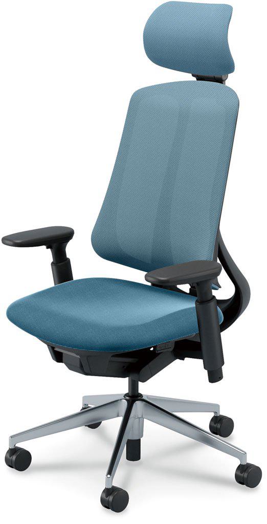 樂天商城 - ウチダ 事務用チェア RA-430BPAA PA 【エクストラハイバック】【アジャスタブル肘】【ランバーサポートなし】【ブラックフレーム】【アルミ脚ポリッシュ】【張地カラー：8色】