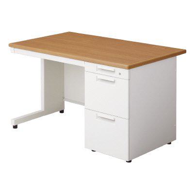 プラス 片袖机 L字脚 LE-127A-3 【A4-3段】【幅1200×奥行700×高さ700mm】【カラー:4種類】 [2]