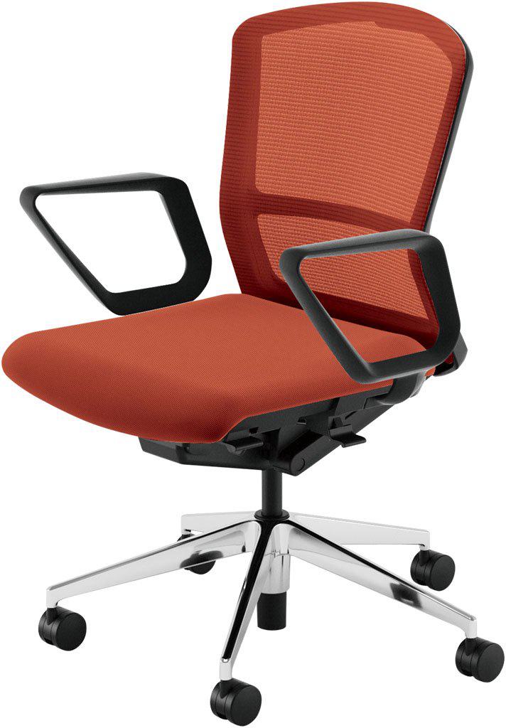 特長UCHIDA（ウチダ） オフィスチェア Elfie（エルフィ）は、無駄のない洗練されたデザインのオフィスチェア。どんなシーンにもなじむシンプルなデザインと多彩なバリエーション、そして、快適な座り心地を追求して新たに開発した最新のメカニズ...