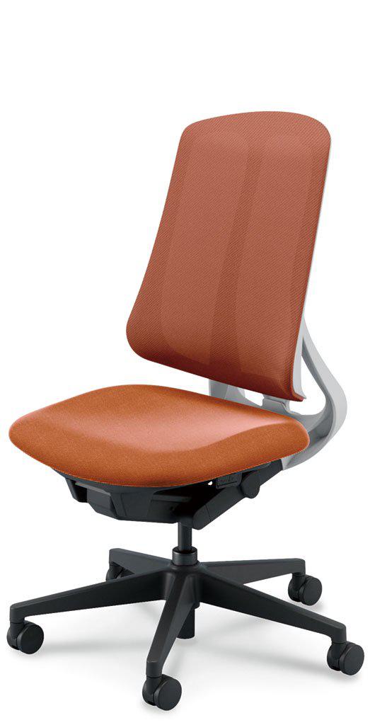 ウチダ 事務用チェア RA-300WBAL PA 【ハイバック】【肘なし】【ランバーサポートなし】【ホワイトフレ..