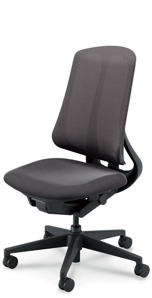 樂天商城 - ウチダ 事務用チェア RA-300BBAL PA 【ハイバック】【肘なし】【ランバーサポートなし】【ブラックフレーム】【樹脂脚ブラック】【張地カラー：8色】