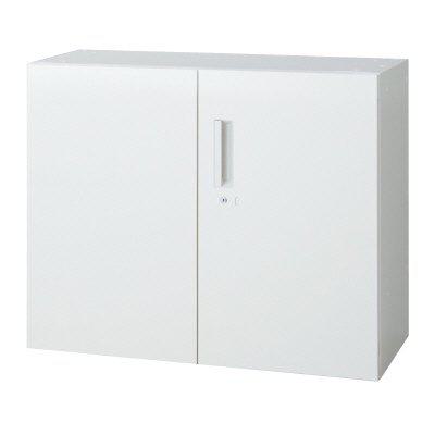 樂天商城 - プラス 両開き保管庫 L6-F70A 【上下兼用】【幅900×奥行500×高さ720mm】【カラー：ホワイト】