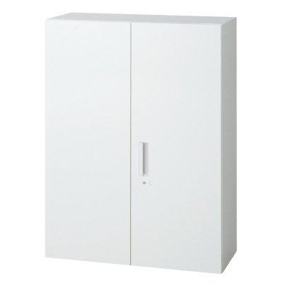 プラス 両開き保管庫 L6-F120A 【上下兼用】【幅900×奥行500×高さ1210mm】【カラー：ホワイト】