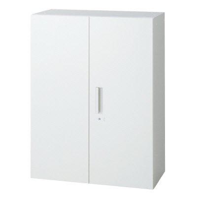 樂天商城 - プラス 両開き保管庫 L6-G105A 【上下兼用】【幅800×奥行400×高さ1050mm】【カラー：ホワイト】