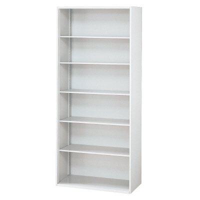 樂天商城 - プラス オープン保管庫 L6-210E 【下置】【幅900×奥行450×高さ2100mm】【カラー：ホワイト】