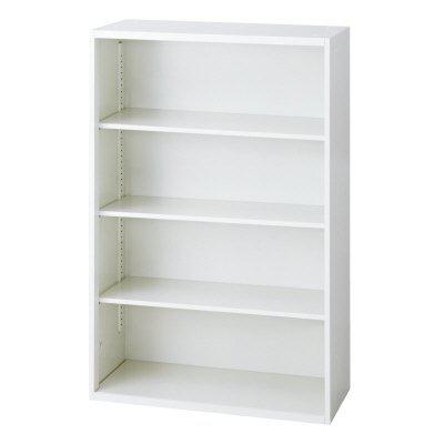 プラス オープン保管庫 L6-G120E 【上下兼用】【幅800×奥行400×高さ1210mm】【カラー：ホワイト】